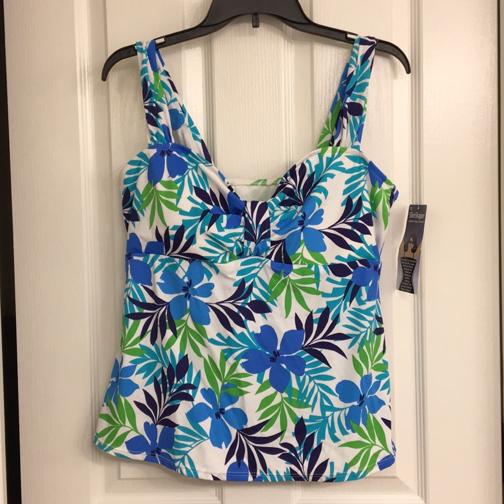 Floral Tankini Swim Top